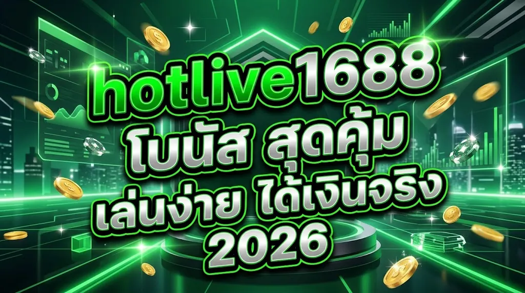 hotlive1688 โบนัส สุดคุ้ม เล่นง่าย ได้เงินจริง 2026
